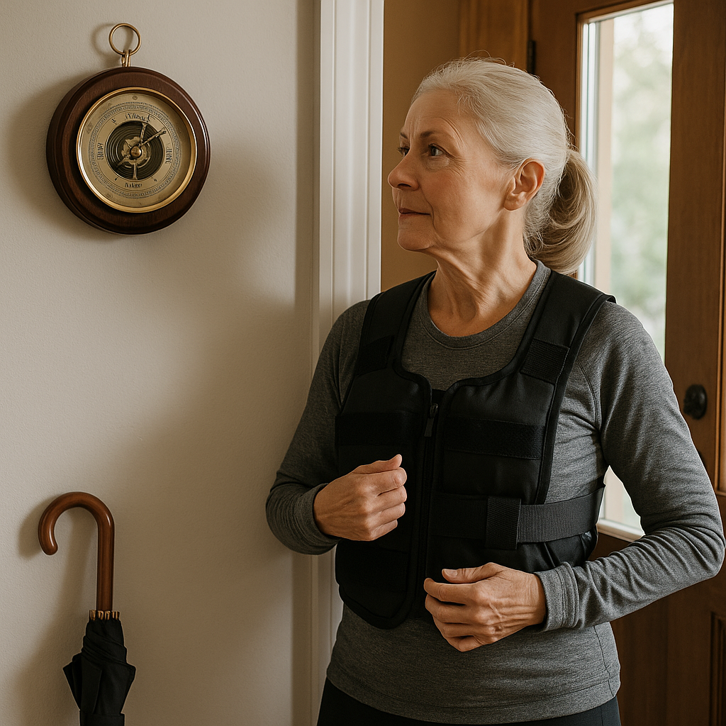 Classic Walnut & Brass 170mm Fischer Barometer