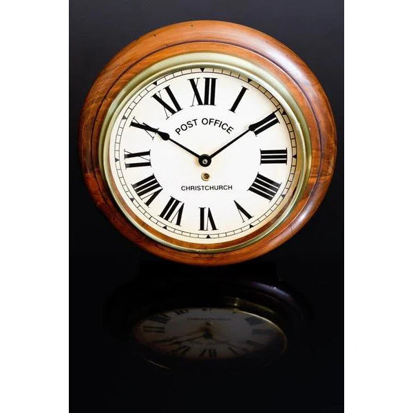 Handcrafted Post Office Clock – Large