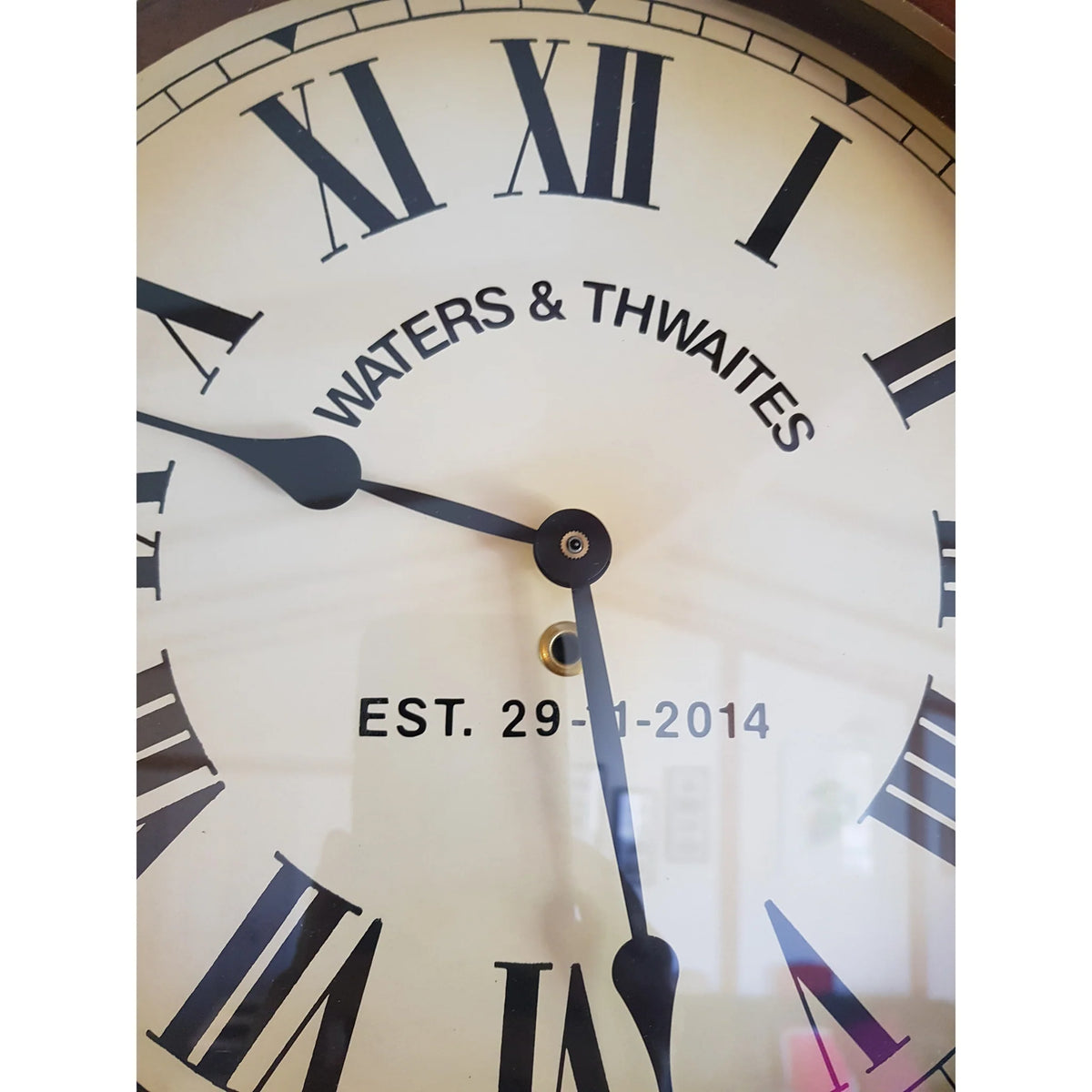 Handcrafted Post Office Clock – Large