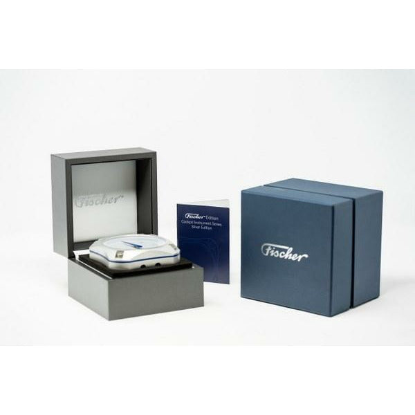 Luxury German barometer in gift box with user manual, nautical weather instrument