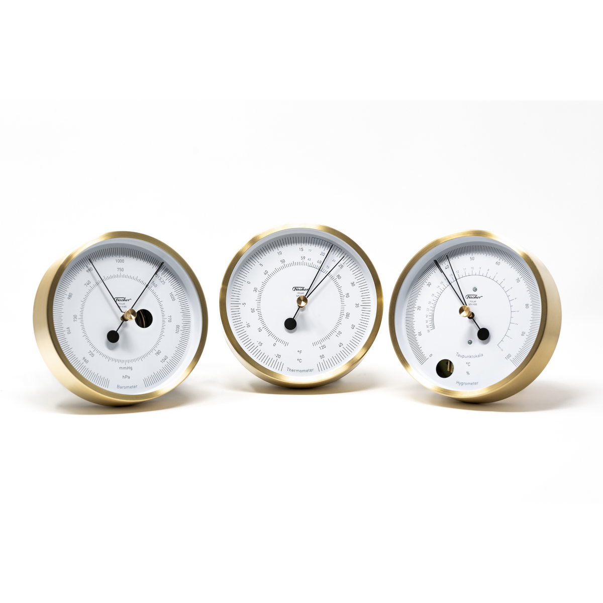 Designer POLAR Instruments - Thermometer Brushed Brass