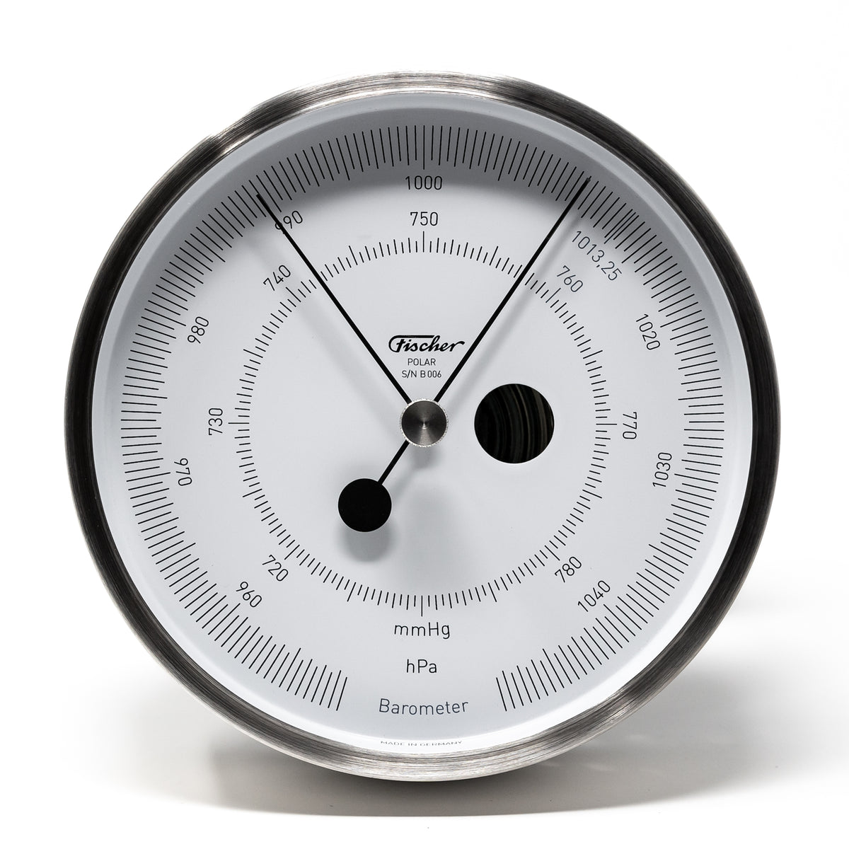 Designer POLAR Instruments - Stainless Steel Barometer