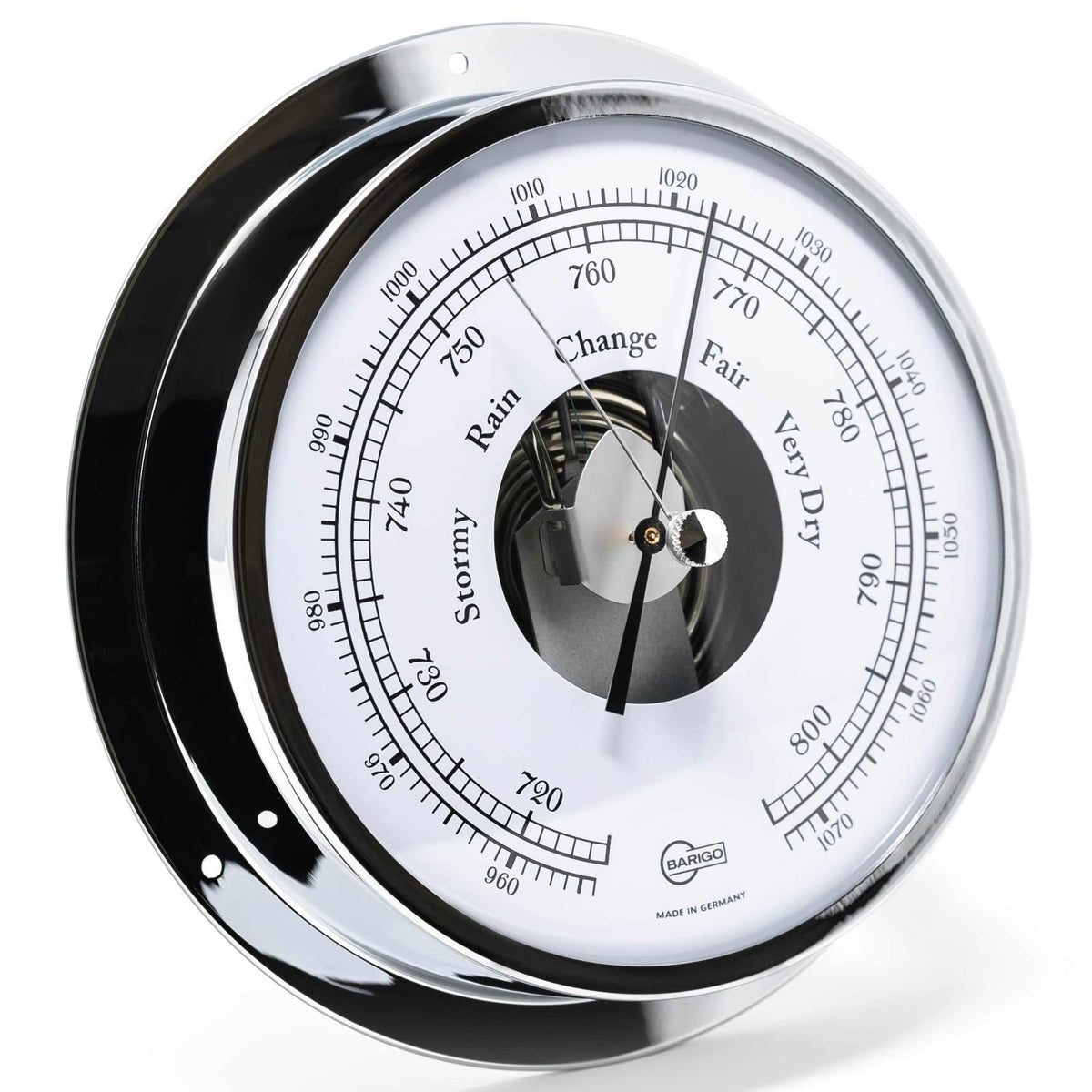 Barigo Viking 155mm – Chrome-Barometer &amp; Ships Clock