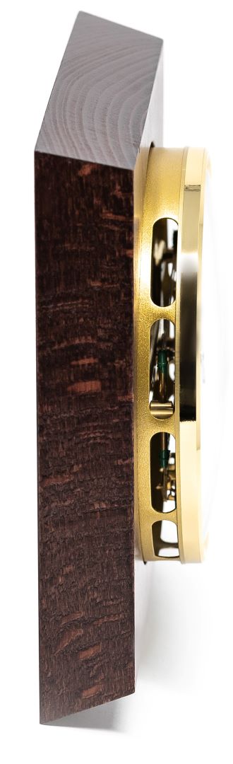 Wine Cellar Hygrometer &amp; Thermometer – Mahogany Finish (1225HT-22)