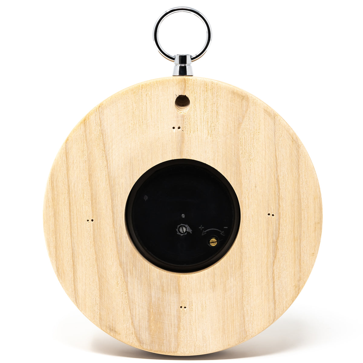 Light Beech Wood  & Brass 140mm Fischer Barometer