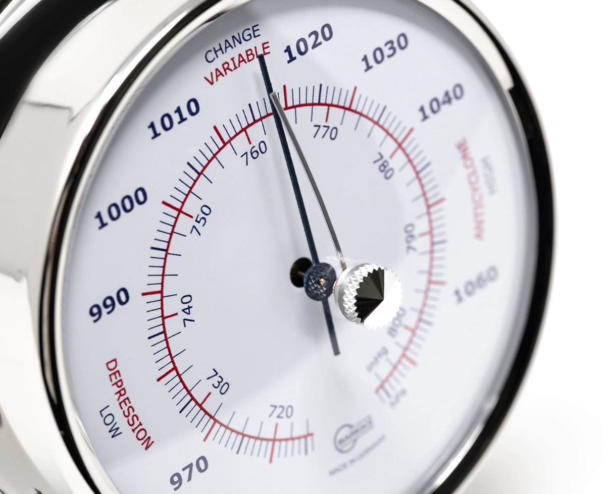 Barigo Sky Barometer 183RFPO.AV – Polished Stainless Steel (110 mm)
