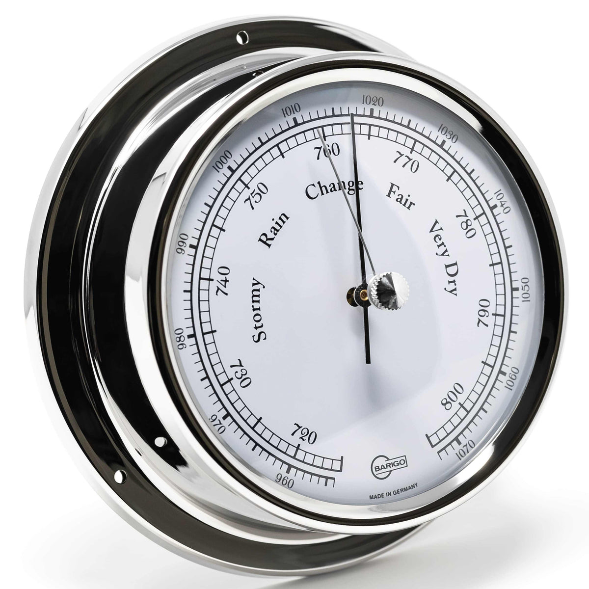 Barigo Regatta Barometer 184RFPO – Polished Stainless Steel (125 mm)