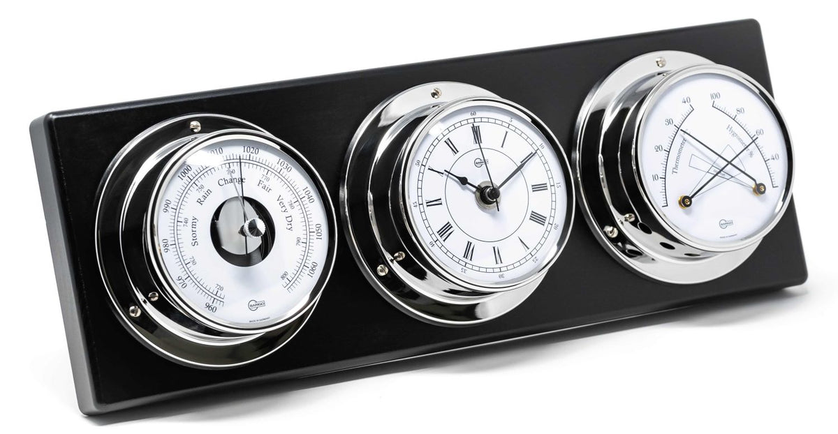 Barigo Tempo WeatherStation - 4 in 1 -barometer-hygrometer-thermometer-clock
