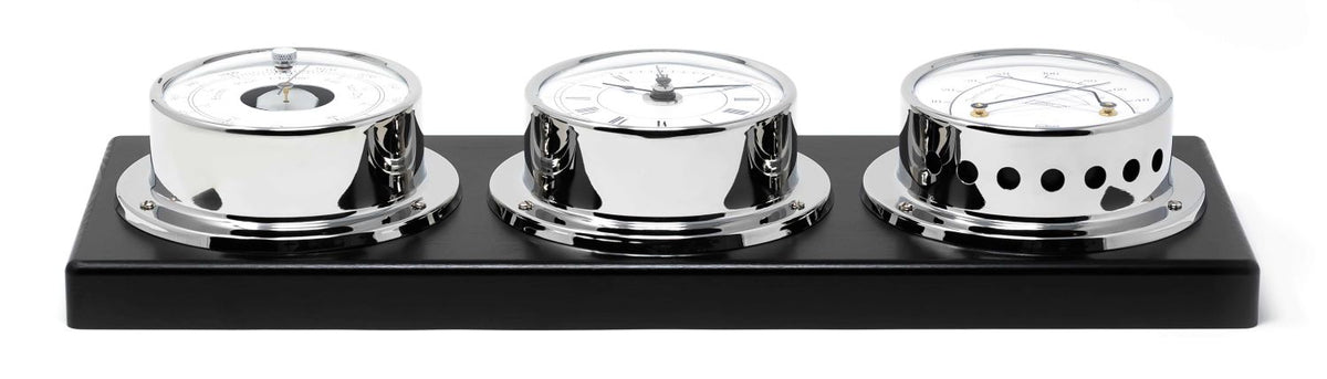 Barigo Tempo WeatherStation - 4 in 1 -barometer-hygrometer-thermometer-clock