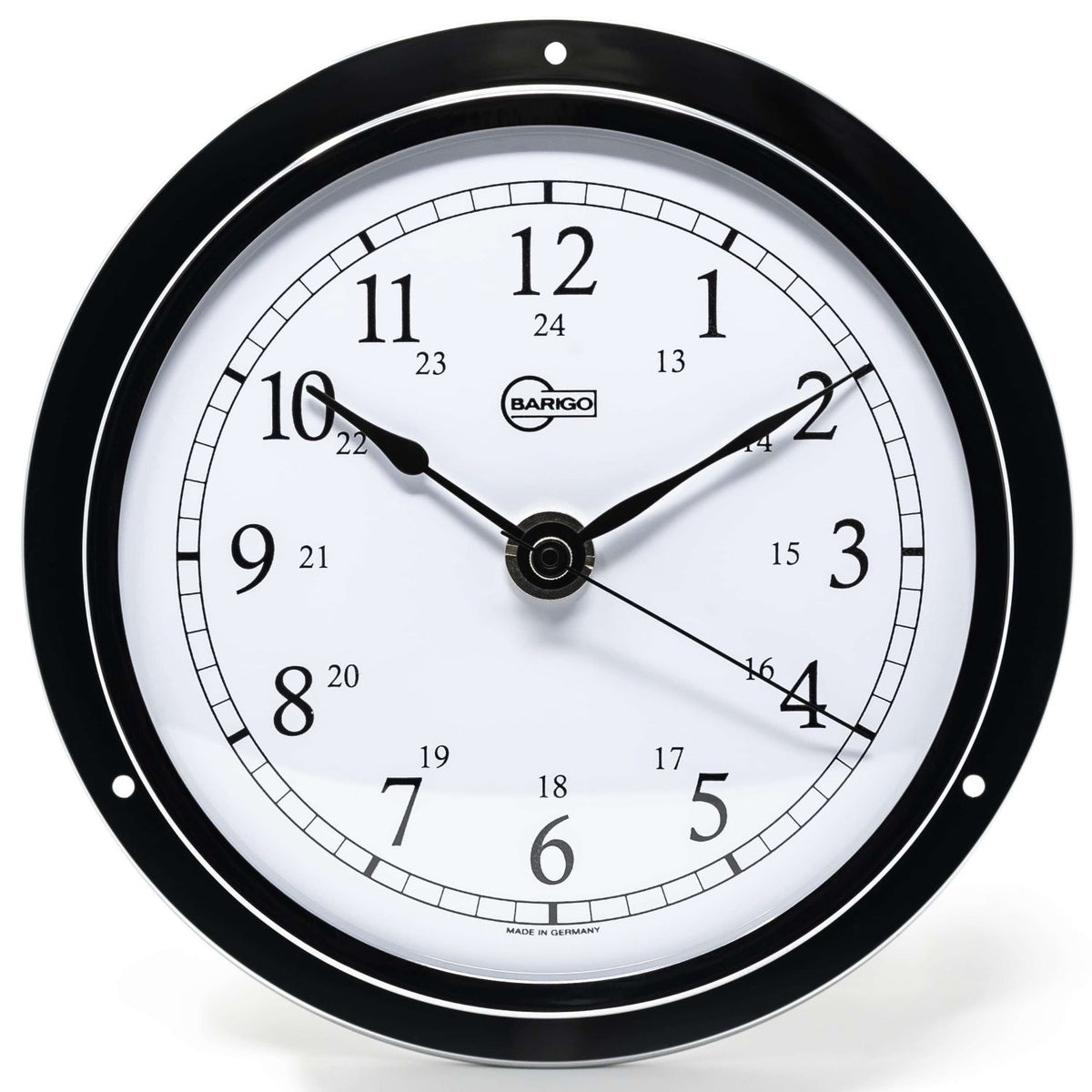 Barigo Viking ships Quartz Clock 611CR – Chrome-Plated Brass (155 mm)