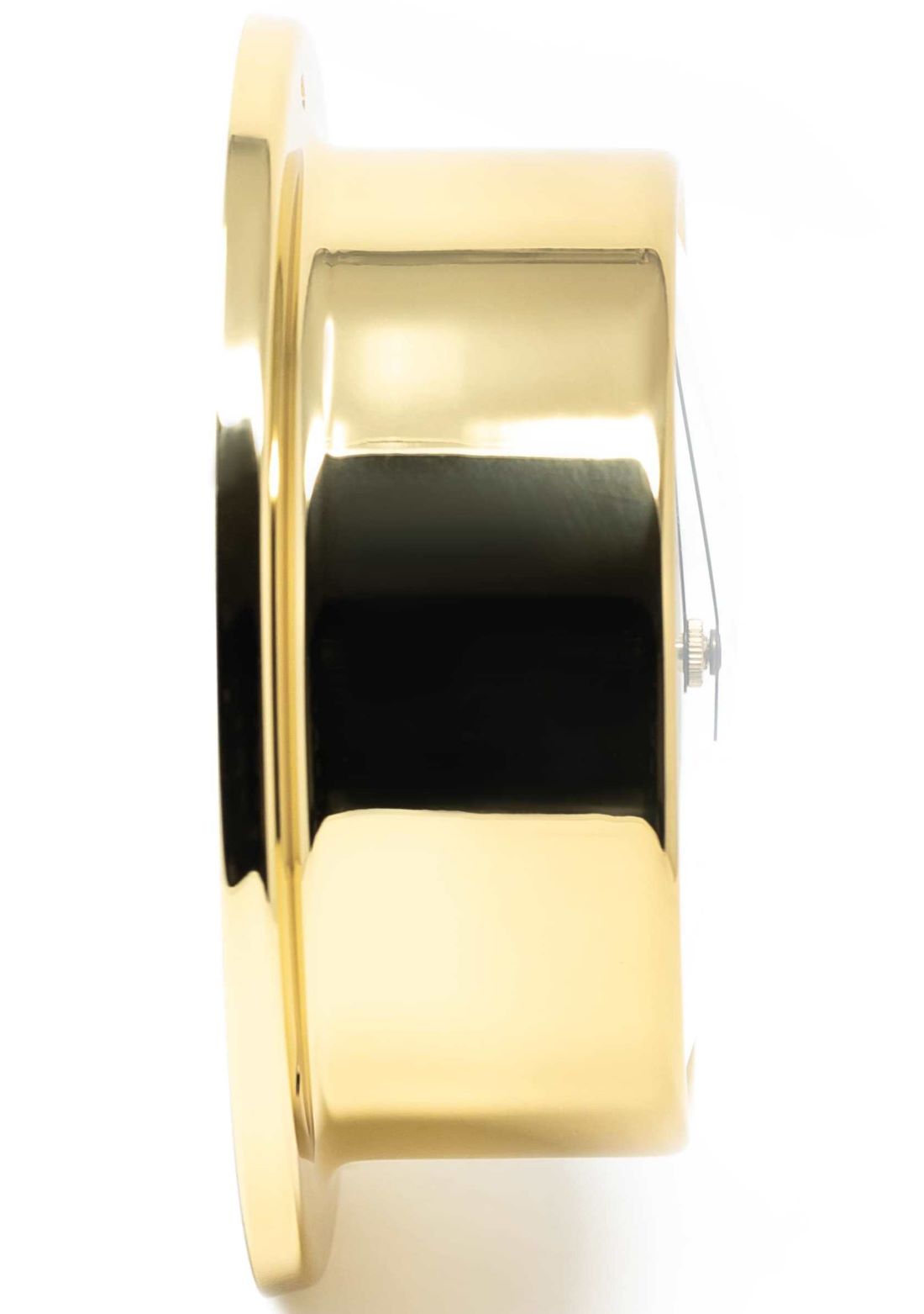 Barigo Tempo Quartz Clock with Radio Sectors 683MSFS – Polished Brass (110 mm)
