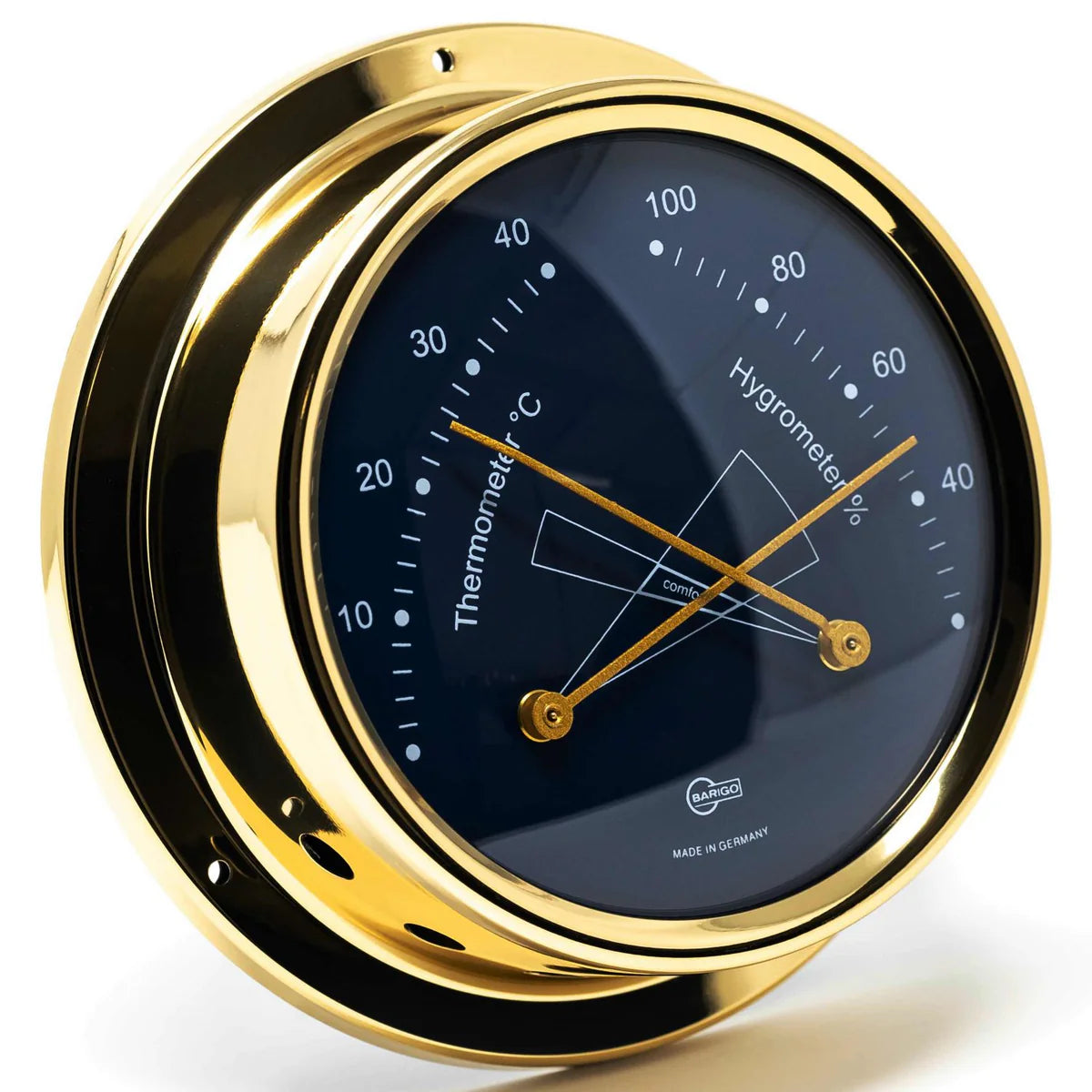 Barigo Regatta Barometer- Clock - Hygro/temp  Combo