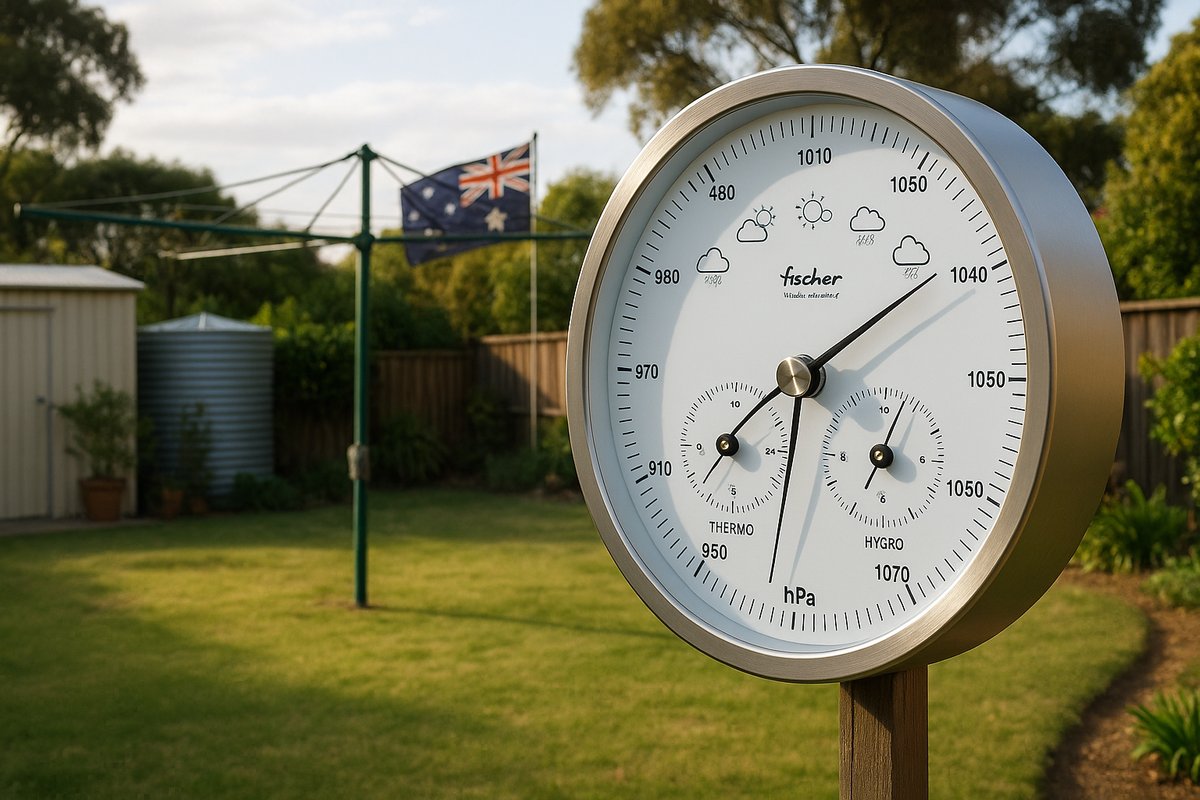Modern Indoor &amp; Outdoor Weatherstation- 3 in 1 - Hygrometer + Barometer + Thermometer