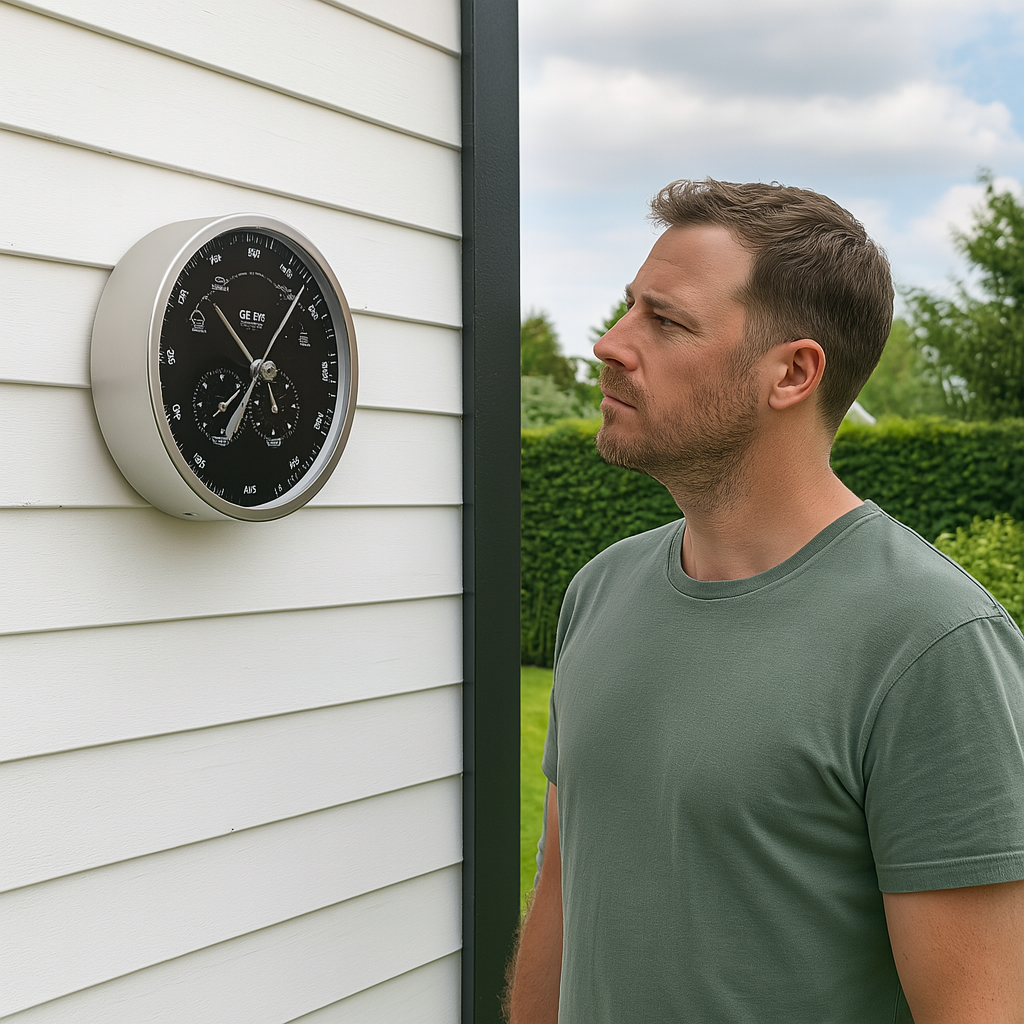 Modern Indoor &amp; Outdoor Weatherstation- 3 in 1 - Hygrometer + Barometer + Thermometer
