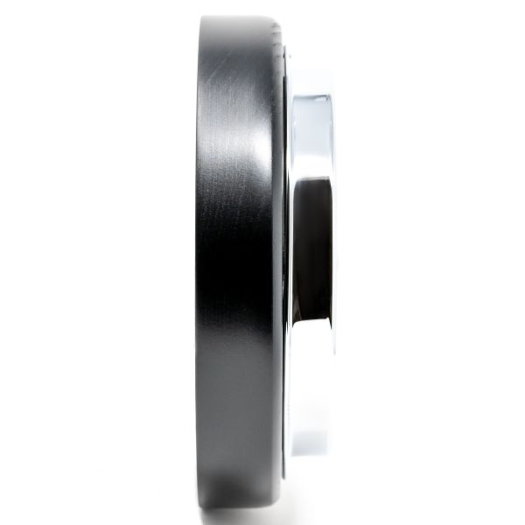 Popular Ebony &amp; Chrome  170mm Tide Clock