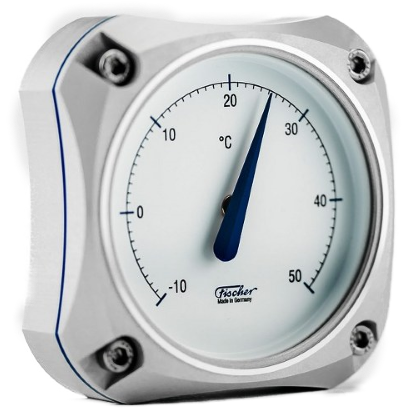 This beautiful silver Thermometer  is part of the Fischer Edition