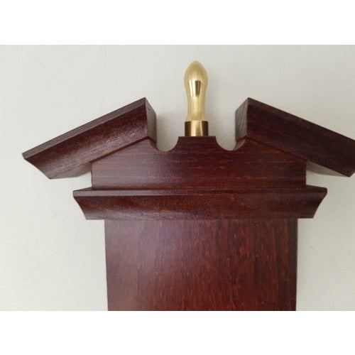 Traditional  Banjo Mahogany 540mm Weatherstation -3 in 1 - Hygrometer + Barometer + Thermometer