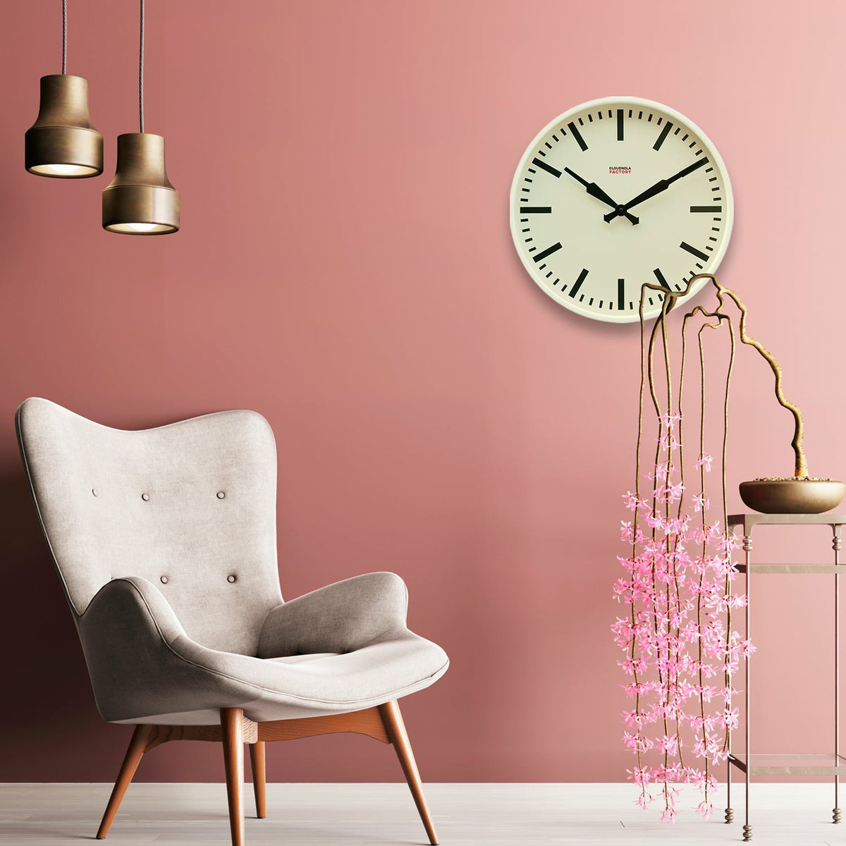 CLOUDNOLA Factory Wall Clocks 45cm