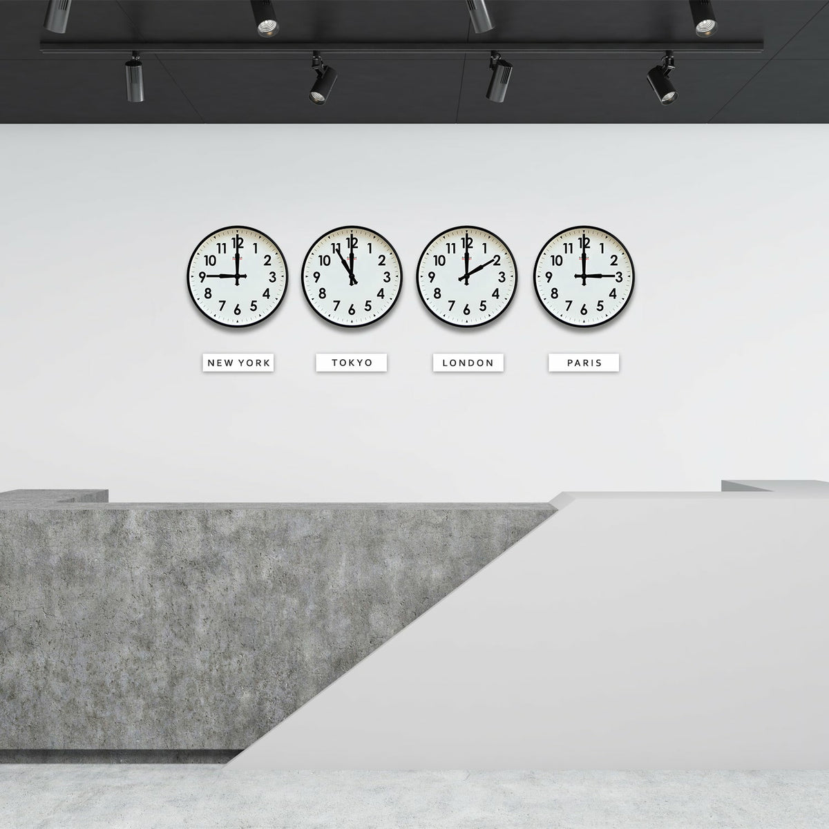 CLOUDNOLA Factory Wall Clocks 45cm