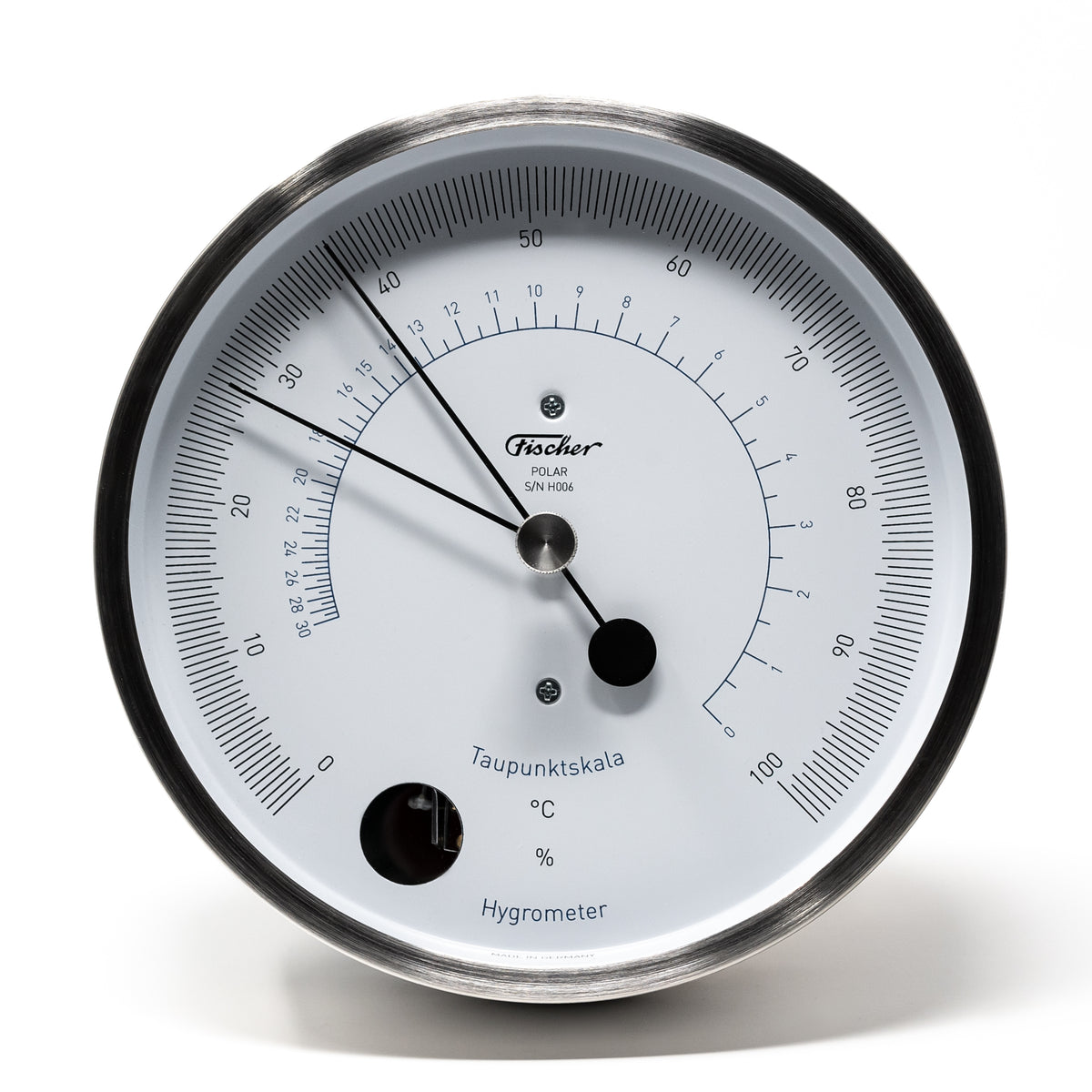 Designer POLAR Instruments- Stainless Steel  - Hygrometer